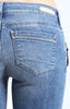 HARPER ZIP  SKINNY IN TRUE BLUE BLOCKING - Mavi Jeans