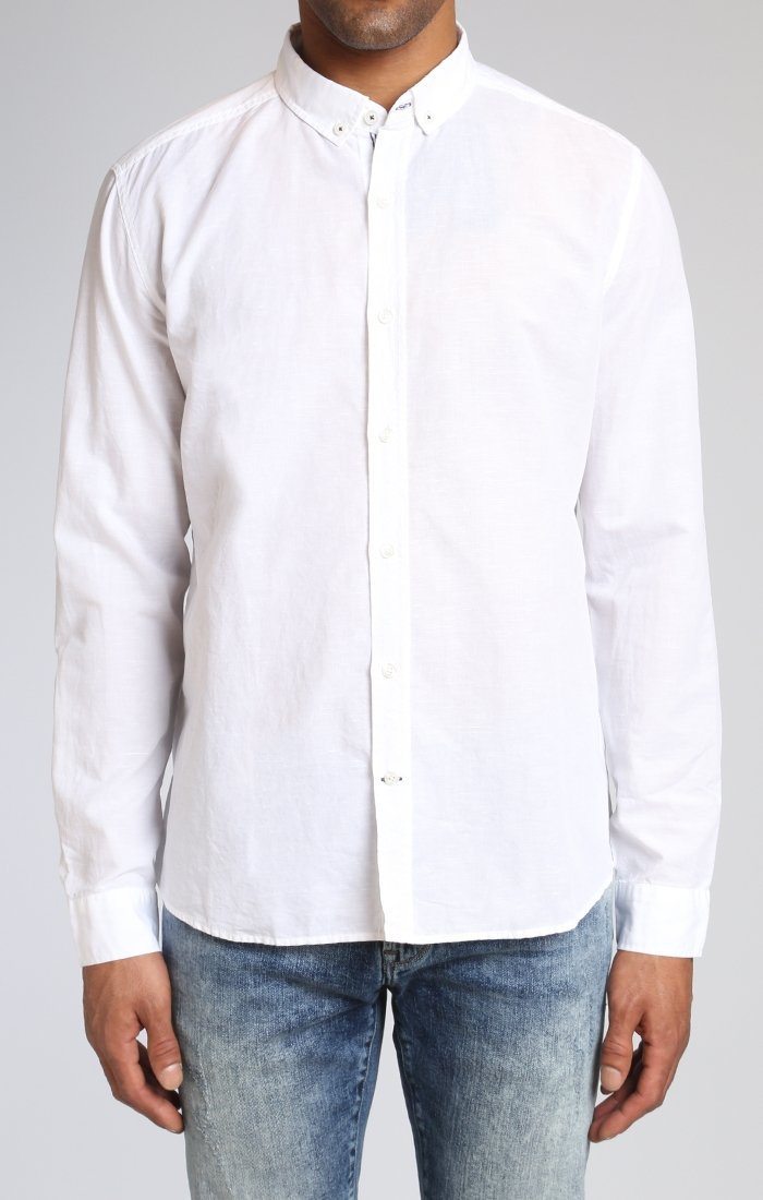 COTTON LINEN SLIM FIT SHIRT - Mavi Jeans