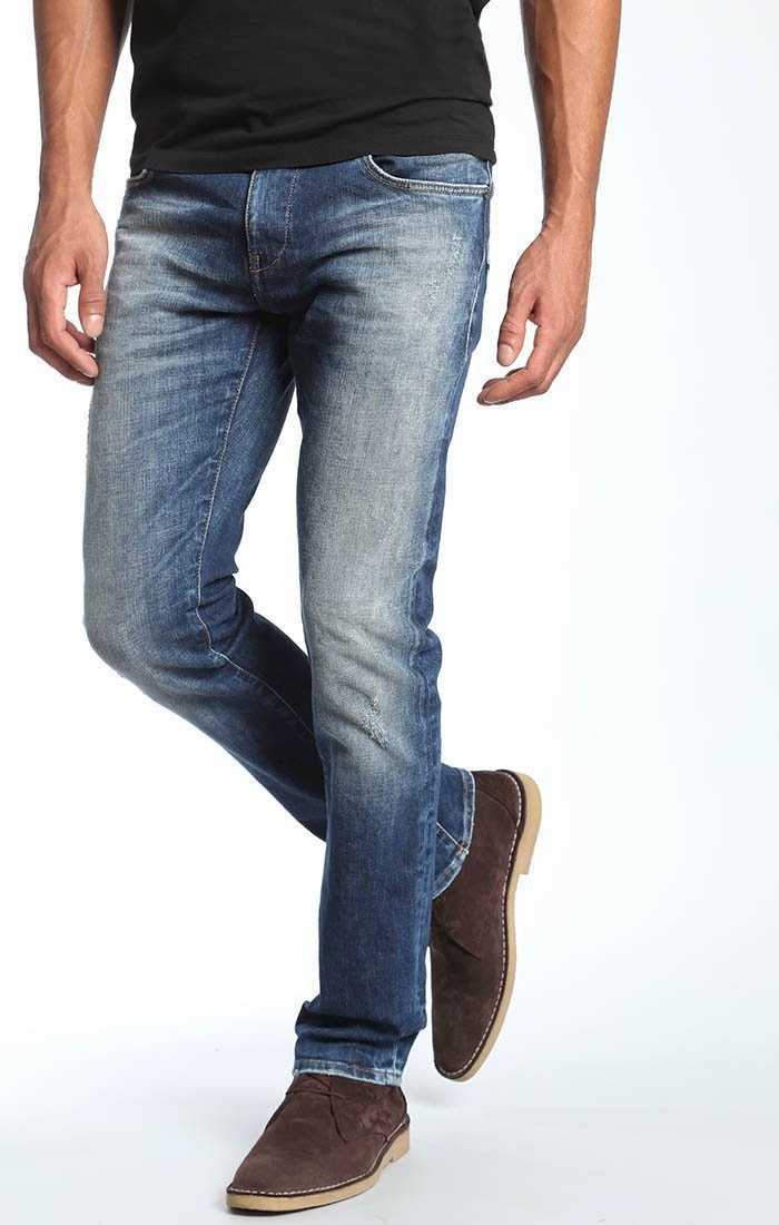 JAKE SLIM LEG IN RANDOM EXTREME VINTAGE - Mavi Jeans