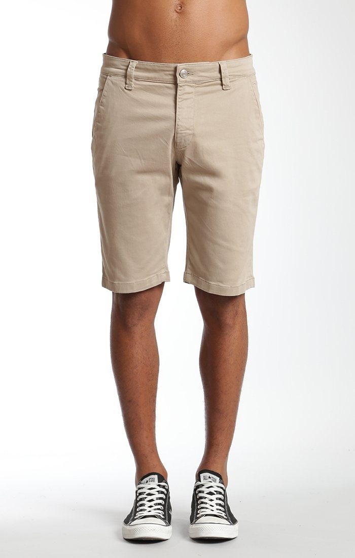 JACOB SHORTS IN BEIGE TWILL - Mavi Jeans