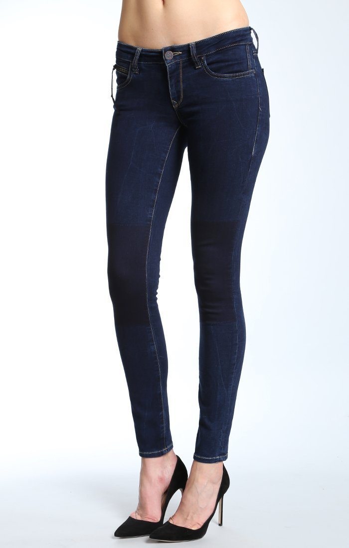 SERENA SUPER SKINNY IN INDIGO PATCH-OUT JEGGING - Mavi Jeans