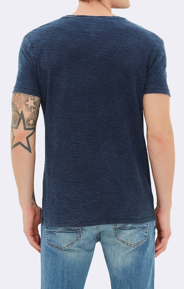 V NECK TEE INDIGO - Mavi Jeans