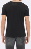 BASIC V-NECK TEE - BLACK - Mavi Jeans