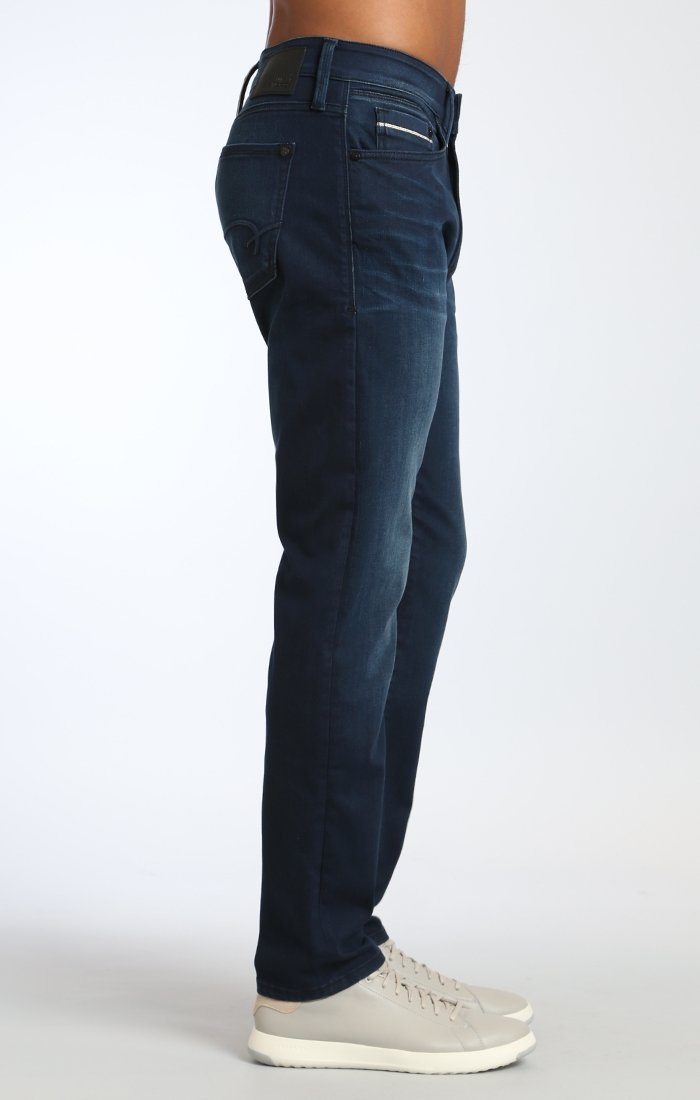 JAKE SLIM LEG IN INK BRUSHED WHITE EDGE - Mavi Jeans