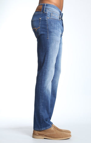 ZACH STRAIGHT LEG IN AQUA PORTLAND - Mavi Jeans