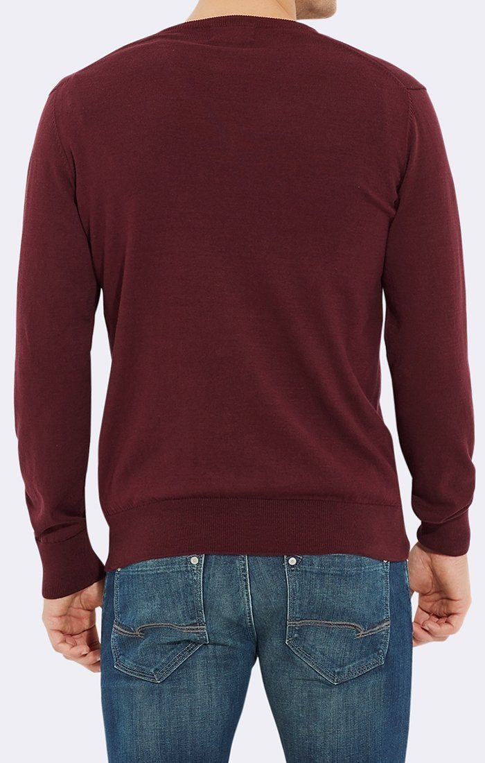 V-NECK SWEATER - FIG - Mavi Jeans