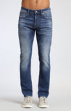 MARCUS SLIM STRAIGHT LEG IN MID DISTRESSED AUTHENTIC - Mavi Jeans