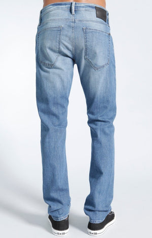 JAKE SLIM STRAIGHT LEG IN MID COOL WHITE EDGE - Mavi Jeans