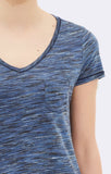 V NECK TEE - INDIGO - Mavi Jeans