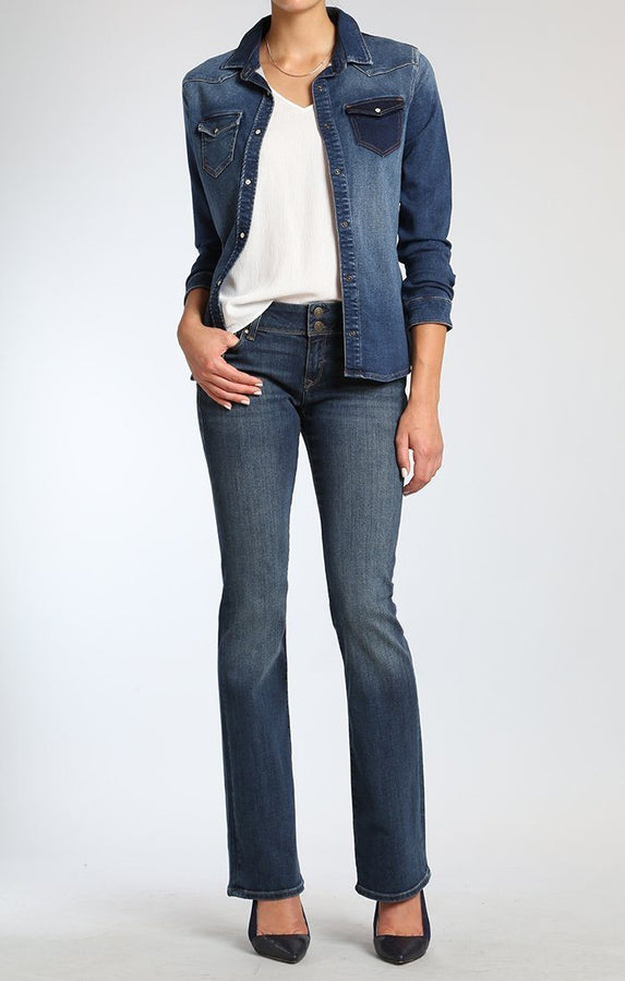 MALIN FLAP POCKET BOOTCUT IN SHADED NOLITA - Mavi Jeans