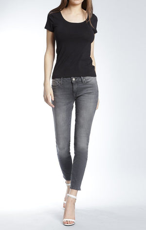 ADRIANA ANKLE SUPER SKINNY  IN GREY TRIBECA - Mavi Jeans