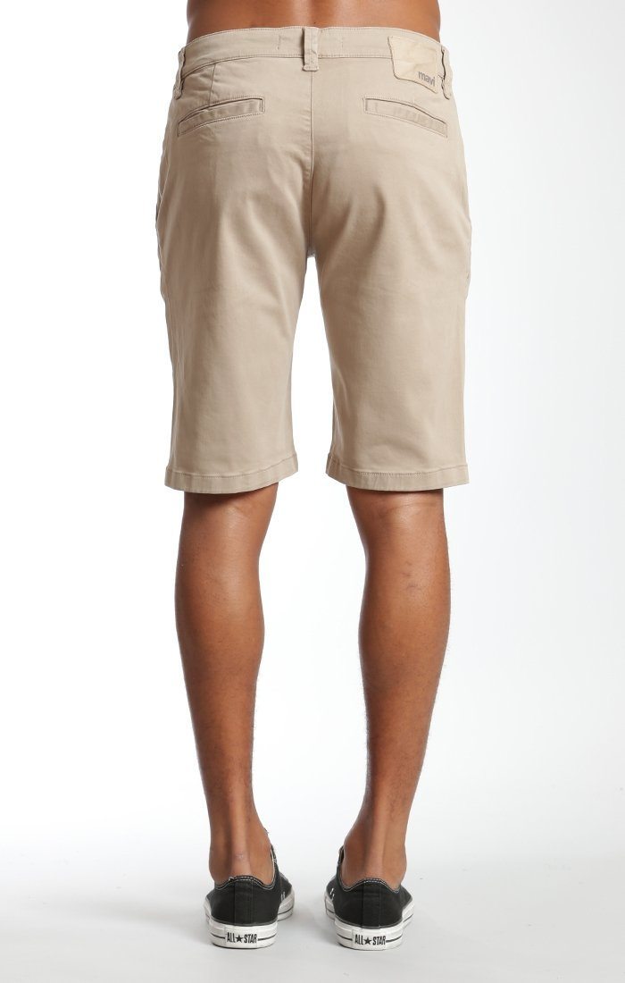 JACOB SHORTS IN BEIGE TWILL - Mavi Jeans