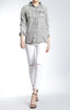 ADRIANA ANKLE SUPER SKINNY  IN WHITE DESTRUCTED TR - Mavi Jeans