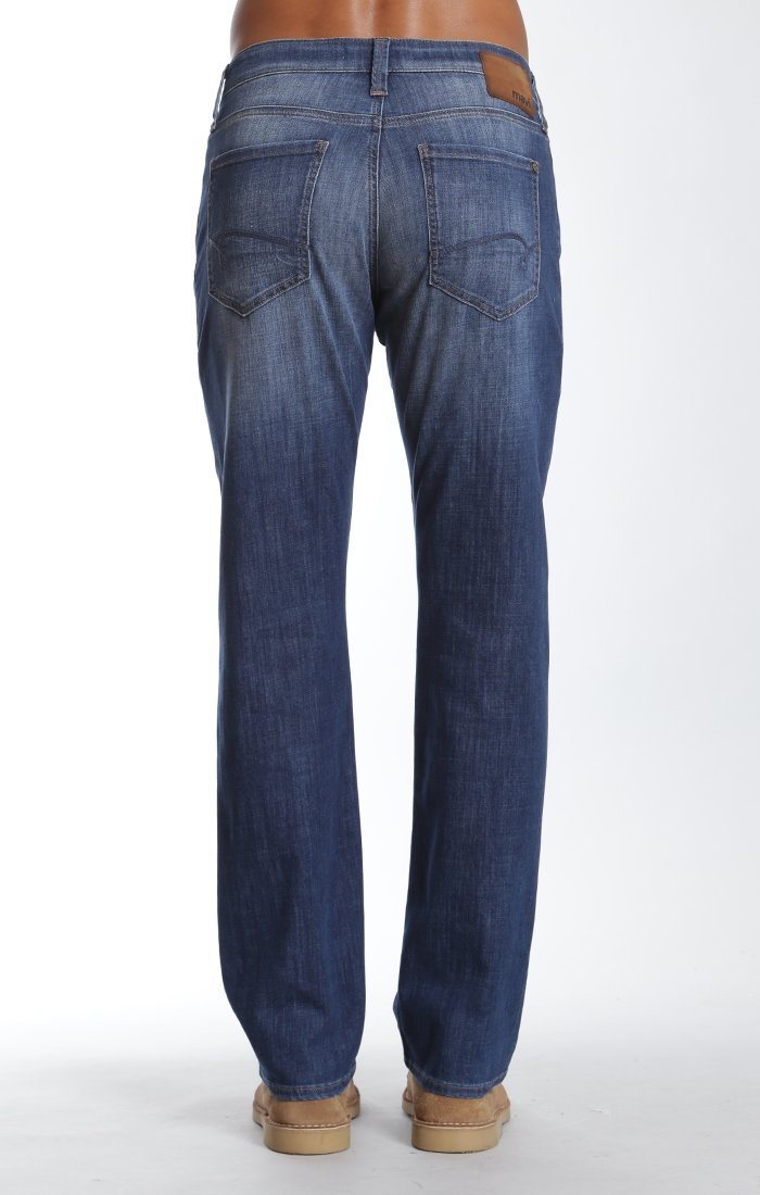 MYLES STRAIGHT LEG IN DARK BRUSHED PORTLAND - Mavi Jeans