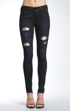 ADRIANA SUPER SKINNY IN GOLD PATCHED - Mavi Jeans