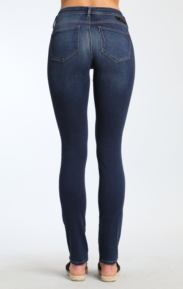 ALEXA SKINNY IN DARK GOLD FEATHER - Mavi Jeans