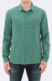 DOUBLE POCKET SHIRT - GREEN - Mavi Jeans