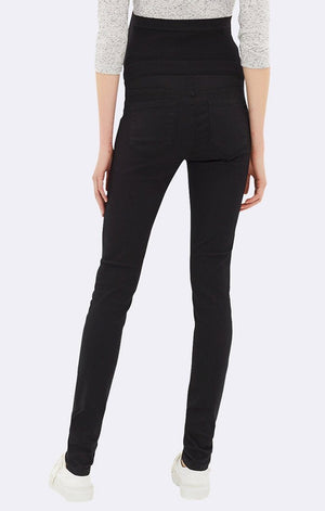 VANESSA SKINNY MATERNITY IN DOUBLE BLACK - Mavi Jeans