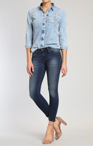 ALEXA ANKLE SKINNY IN MID SOFT SHANTI - Mavi Jeans