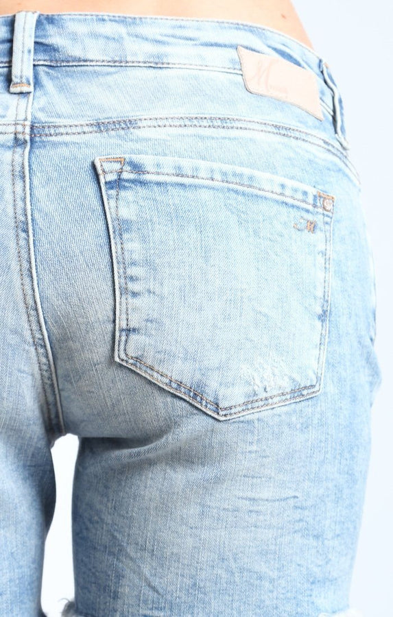 PIXIE SHORTS IN LT BLUE R VINTAGE - Mavi Jeans