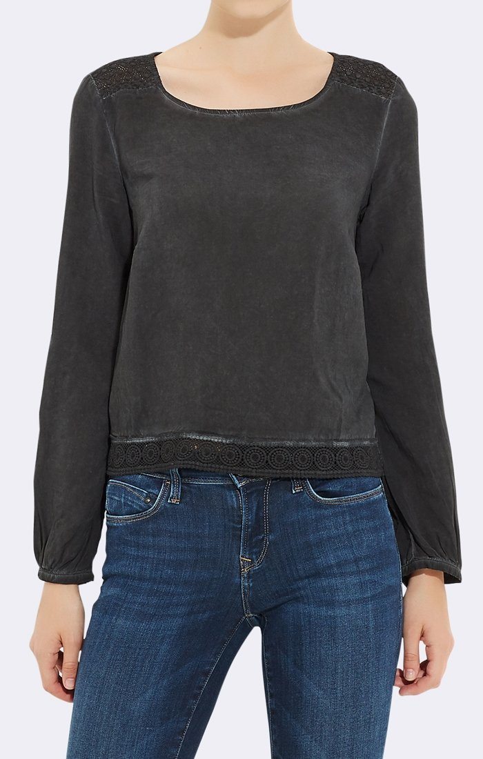 LACE DETAIL BLOUSE - Mavi Jeans