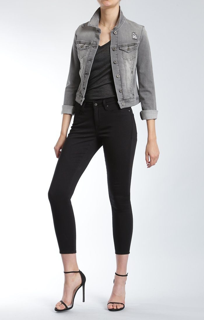 SAMANTHA JACKET IN GREY VINTAGE - Mavi Jeans