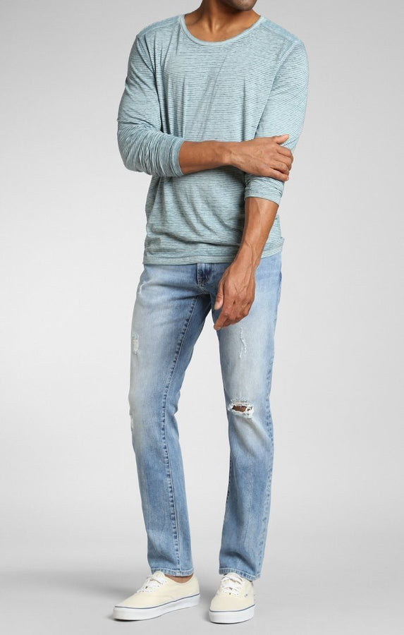 JAKE SLIM LEG IN LIGHT RIPPED - Mavi Jeans