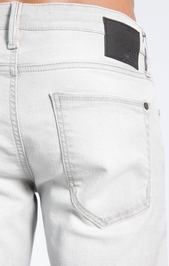 JAKE SLIM STRAIGHT LEG IN ICE GREY COOL WHITE EDGE - Mavi Jeans