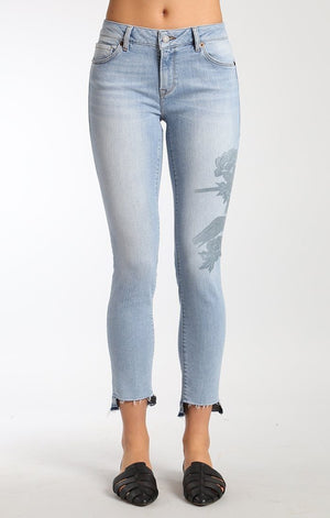 ADRIANA ANKLE SUPER SKINNY  IN COLORED EXOTIC ICON - Mavi Jeans