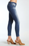 ADRIANA ANKLE SUPER SKINNY  IN DARK DESTRUCTED COUNTRY - Mavi Jeans