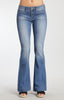 PIA FRONT POCKET FLARE IN LIGHT BRUSHED - Mavi Jeans