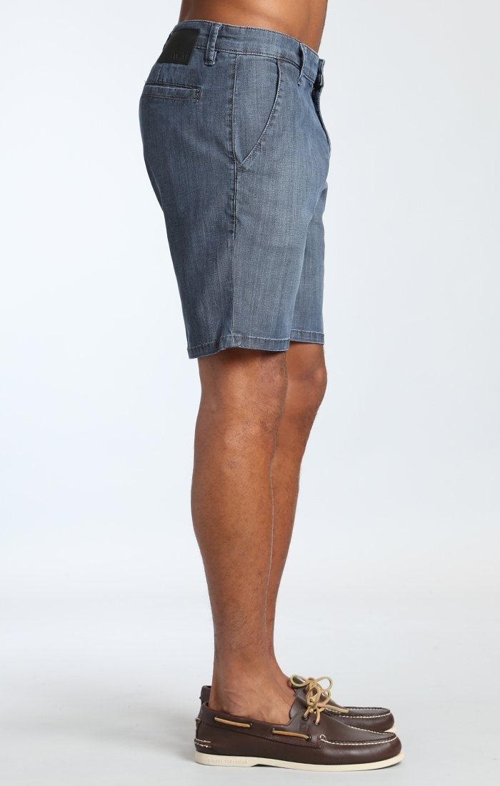 JAY SHORTS IN DARK CHAMBRAY - Mavi Jeans