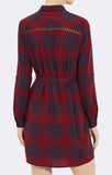 RED CHECKED DRESS - Mavi Jeans