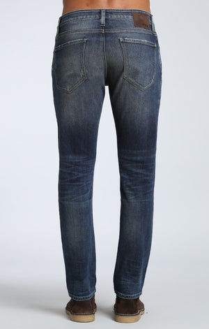 JAKE SLIM LEG IN DARK RIPPED - Mavi Jeans