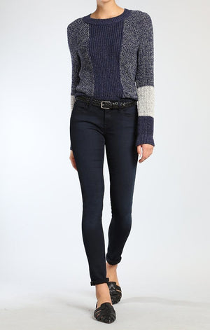 ALEXA SKINNY IN RINSE BRUSHED TRIBECA - Mavi Jeans