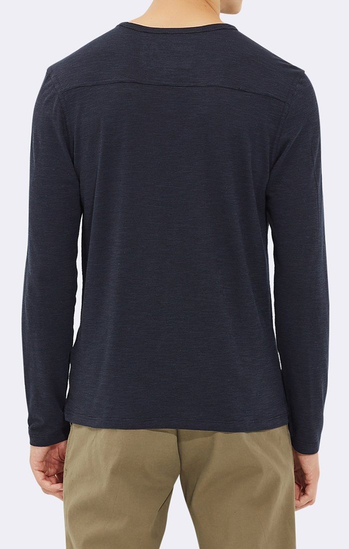 LONG SLEEVE HENLEY - Mavi Jeans