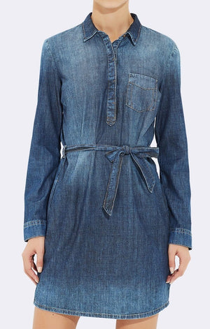 DENIM TIE DRESS - Mavi Jeans