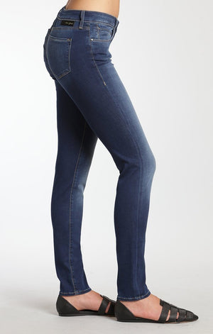 ADRIANA SUPER SKINNY IN INDIGO GOLD FEATHER - Mavi Jeans