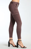 JULIETTE SKINNY CARGO IN DARK WINE TWILL - Mavi Jeans