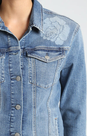 KAYLEE DENIM JACKET IN ROSE ICON - Mavi Jeans