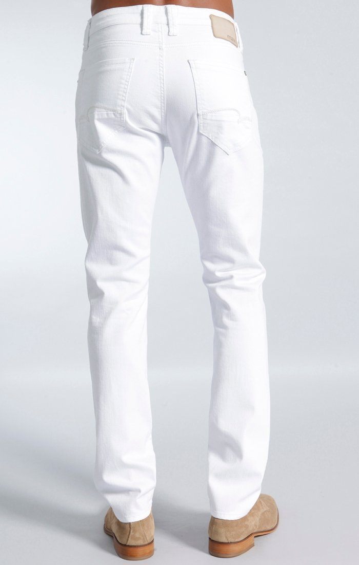 JAKE SLIM LEG IN WHITE OSLO - Mavi Jeans