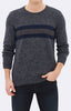 HEATHER NAVY STRIPE SWEATER - Mavi Jeans