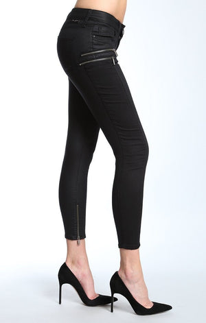 LORA ZIP  SKINNY IN BLOCKING SPECTRA JEATHER - Mavi Jeans