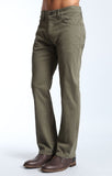 ZACH STRAIGHT LEG IN OLIVE TWILL - Mavi Jeans