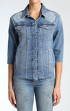 KAYLEE DENIM JACKET IN ROSE ICON - Mavi Jeans