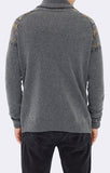 SHAWL NECK PRINT SWEATER - Mavi Jeans