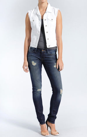 JODI VEST IN WHITE R-VINTAGE - Mavi Jeans