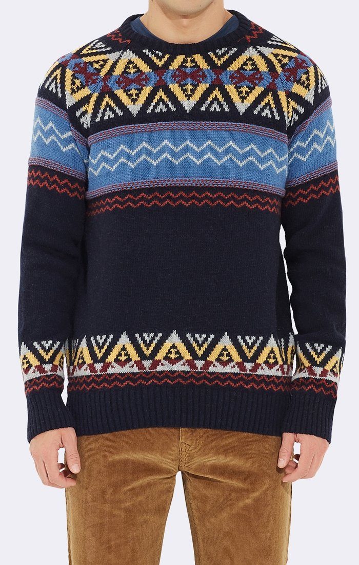 MODERN FAIR ISLE SWEATER - Mavi Jeans