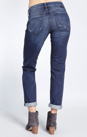 EMMA SLIM BOYFRIEND IN USED GOLD BT - Mavi Jeans