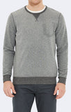 CREW NECK SWEATSHIRT MID GREY MELANGE - Mavi Jeans